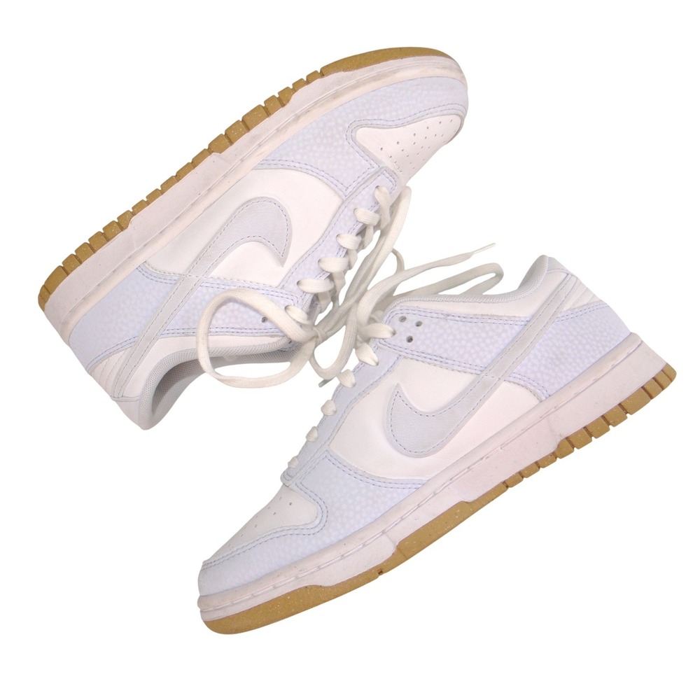 Nike Dunk Low Next Nature White Phantom Gum Womens Sneakers FN6345-100